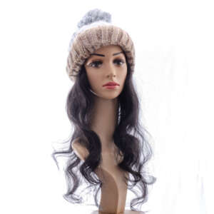 grey and brown beanie wig - tymeless hair and wigs